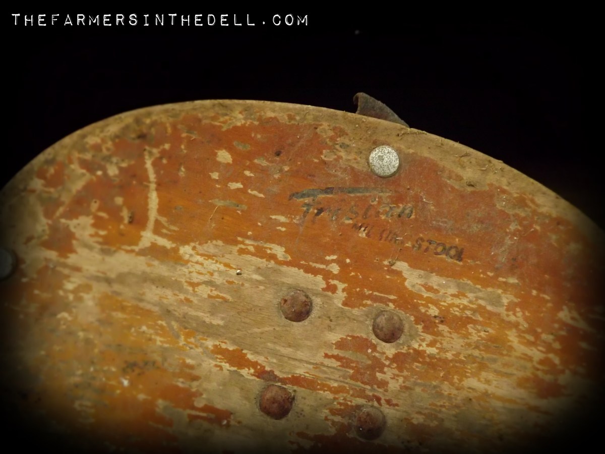 the old milking stool - TheFarmersInTheDell.com