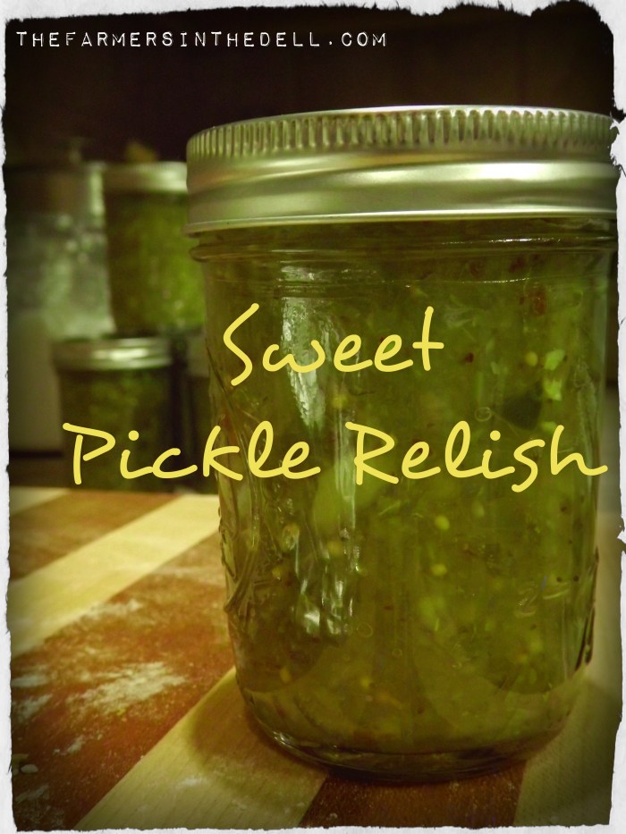 sweet pickle relish - TheFarmersInTheDell.com