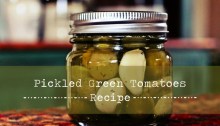 pickled green tomatoes - TheFarmersInTheDell.com