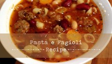 pasta e fagioli - TheFarmersInTheDell.com
