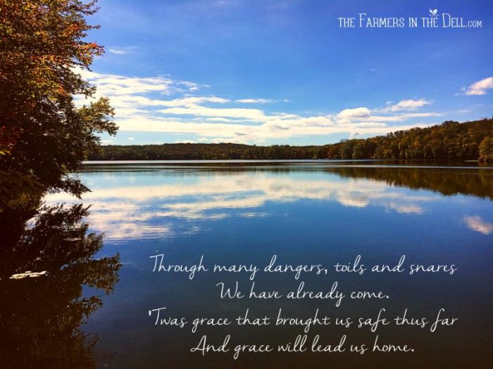 autumn reflection - TheFarmersInTheDell.com