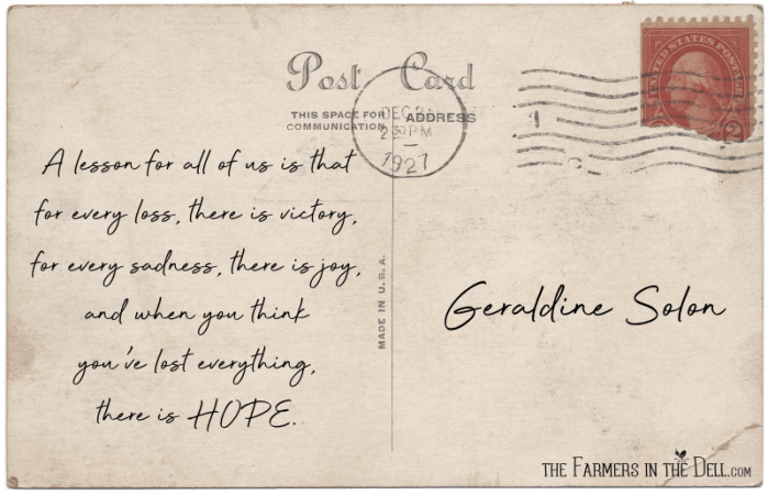 postcards from quarantine - TheFarmersInTheDell.com